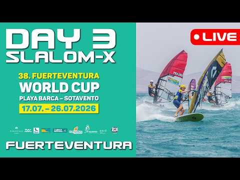 Livestream: Slalom-X: 24th July | World Cup Fuerteventura 2026 | PWA World Tour