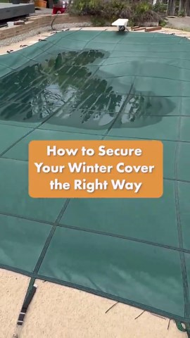 1K views | How to Secure Your Winter Cover the Right Way Inground...
