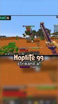 He was HACKING? 😱 #hoplite #minecraft