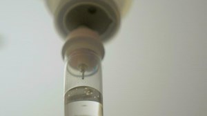 Medicine dropper in hospital