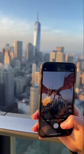 DRAGON ATTACK! Watching a Fire-Breathing Dragon on My Phone (AR Experience)