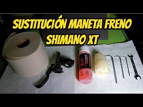 Sustitución Maneta Freno Shimano XT