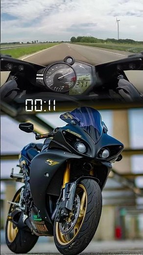 YAMAHA R1 2009 TOP SPEED😱