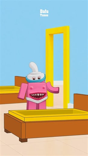 Binky Drinky: Can’t Find GuGuGaGa Penguin and Rory!😂Dark Pals The 1st Floor (Animation) #animation