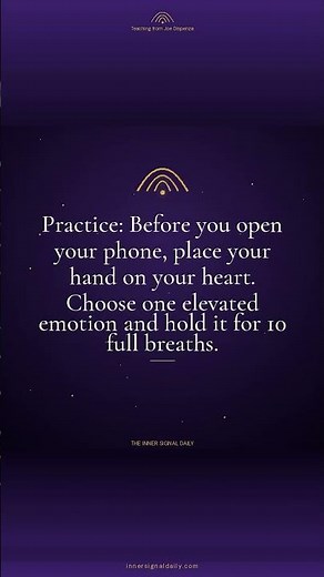 Break the Emotional Habit | Joe Dispenza Morning Practice | The Luminous Heart