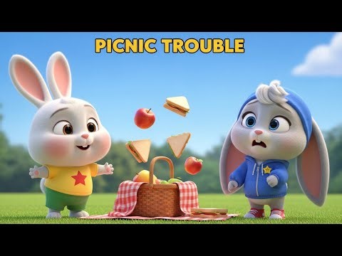Max & Ruby’s Picnic Trouble 🧺🐰 | Funny Bunny Picnic Adventure | 3D Cartoon