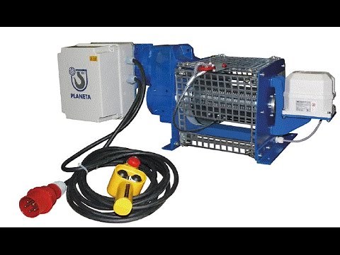 PFW rope winch - types and accessories
