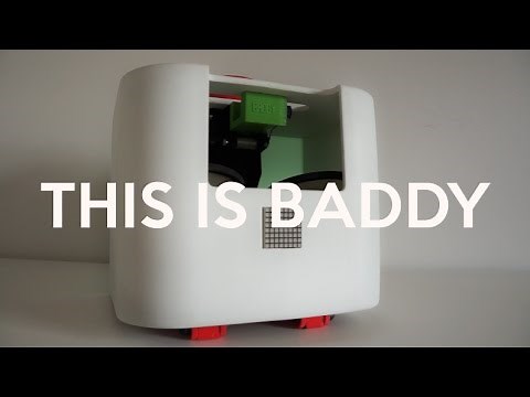 Badminton feeding machine - badminton shuttlecock launcher - BADDY