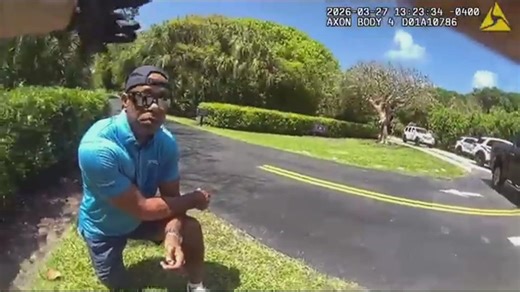 Footage shows moments after Tiger Woods' crash