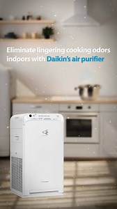 Say goodbye to cooking odors with Daikin’s Air Purifier! Keep your...