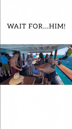Wait for...HIM! #fail #funny #boat