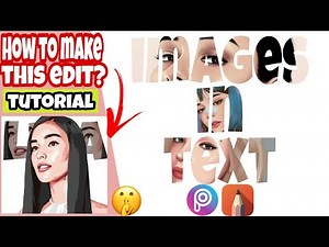 How to put an Image inside of Text in Picsart and Autodesk sketchbook