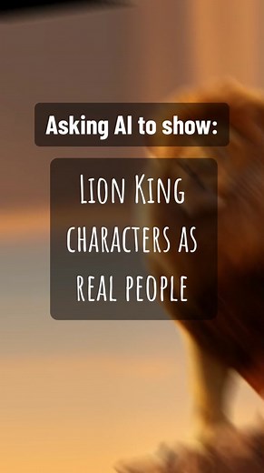 Disney’s Lion King characters as real people. Made with Midjourney AI #lionkingai #lionkingcasting #lionking