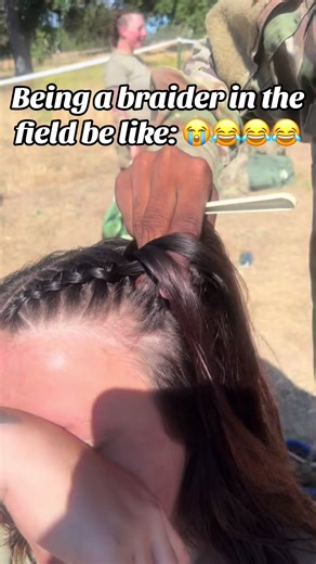 nah the fact I used a fork and minimal product 😭😭 they came out so cute 🥰 #fory #militarytiktok #armytok #fyp #explore #hair #braids #braidstyles #malebraider #explorepage