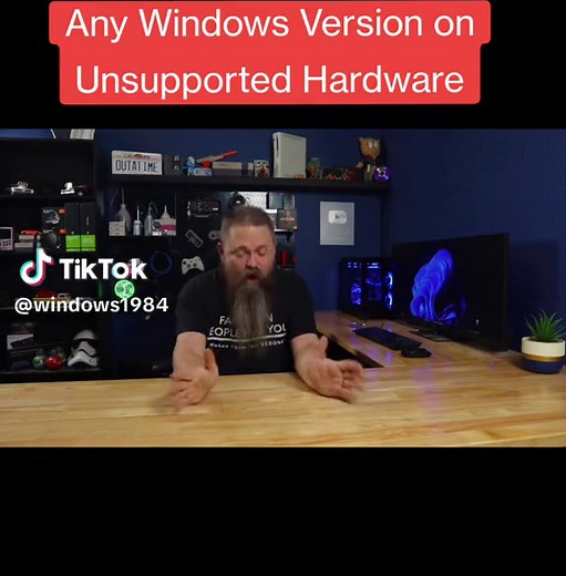 #windows1984 🔥Any Windows Version on Unsupported Hardware🔥 #windows #windows11 #microsoft #foryou #fypシ #unsupported #Hardware #any #viral #thabzeel