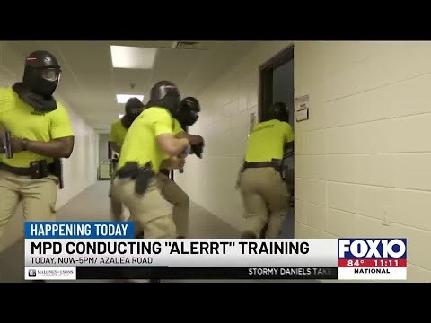 Mobile PD conducts 'ALERRT' training