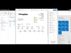 How to run a customer statement in Garage Hive - Microsoft Dynamics NAV