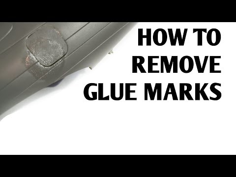 How to Remove Glue Marks from Scale Models.