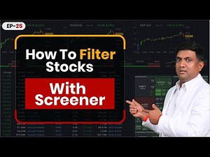 How To Filter Stocks With Screener | Screener for Stock Market