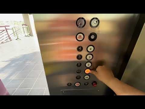Amtech Hydraulic Scenic Elevator - Parking Garage, Costa Mesa CA