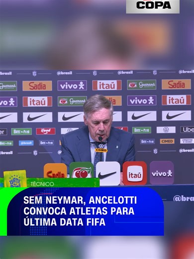 ÚLTIMO AMISTOSO ANTES DA COPA Carlo Ancelotti convocou a Seleção Brasileira pela última vez antes da Copa do Mundo. O técnico divulgou a lista de jogadores para a Data Fifa de março e concedeu coletiva de imprensa, nesta segunda (16), na sede da CBF, no Rio de Janeiro. O Brasil terá dois amistosos importantes na reta final da preparação para o Mundial. Primeiro enfrenta a França, no dia 26 de março, no Gillette Stadium, em Boston, às 17h (de Brasília). O segundo amistoso será contra a Croácia, n