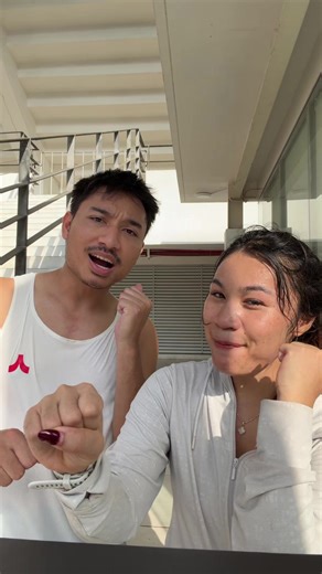 Lagi ter- ayo kasih tau mama