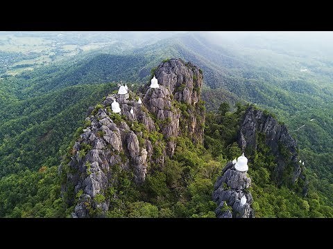 Stunning Mountaintop Pagodas in Lampang, Thailand