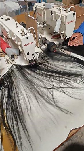 sewing machine to make a wig #wigs #sewing