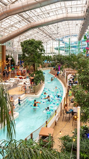 Welcome to Island Waterpark, your indoor oasis of fun! Dive into excitement with thrilling slides, lazy rivers, and splash zones. 💦 Rain or shine, our indoor paradise invites you to unwind and make unforgettable memories! Thanks @travelgoddessintl for sharing this amazing video with us! 🤍 #ACIslandWaterpark #ShowboatHotel #ShowboatExperience #AtlanticCity #IndoorWaterpark #FunForAll | Island Waterpark at Showboat