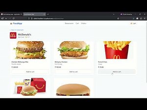 Microservices Based Food Delivery App Deployed on AWS EKS || Full User Flow Demo