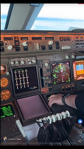 POV: Flying a 747 into Europe ✈️ POV: Flying a 747 into Europe after an ocean crossing ✈️ Most passengers never see this side of long-haul flying — weather awareness, anticipation, and the quiet workload happening long before descent begins. A real Boeing 747 cockpit perspective from the flight deck. More cockpit views coming. Would you sit jumpseat for this view? #aviation #boeing747 #pilotlife #cockpitview #airlinepilot #flying #aviationlovers #747 #longhaul #flightdeck | PilotCarlos747