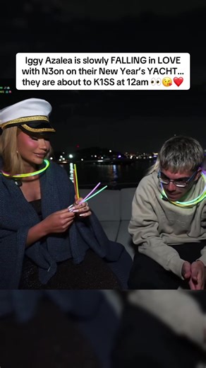 Iggy Azalea is slowly FALLING in LOVE with N3on on their New Year’s YACHT…they are about to K1SS at 12am 👀😘❤️ | #n3on #iggyazalea #relationship