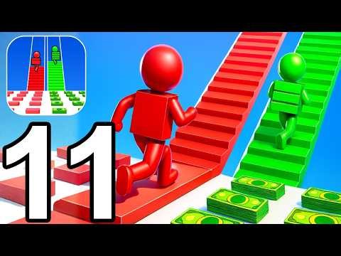 Bridge Race Part 11 Gameplay Walkthrough Android / IOS