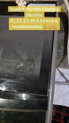 Troubleshooting E1, E2, E3, E4 & E5 Errors on Sharp Automatic Washing Machine