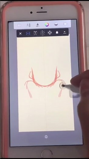 SKETCHBOOK APP TIPS: ✨symmetry tools ✨