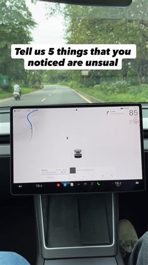 CarWale on Instagram: "The Tesla Model Y’s massive screen is impressive, but its driver assist system is on another level. 👀💡 In this demo, we showcase just how powerful Tesla’s environment detection really is. From vehicles to pedestrians, it sees it all and reacts in real time. 🚗🧠 #tesla #modely #model #teslamodely #cars #adas #autonomous #trending #cwreels #reels #automotive #fypシ #teslaindia @teslaind_official @teslamotors"