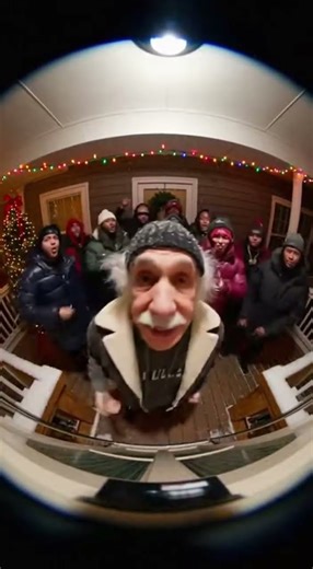 Einstein Unleashes Jingle Bell Rap