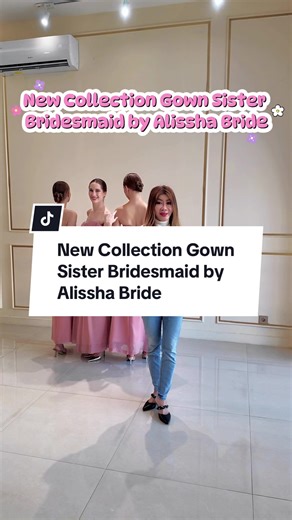✨ New Collection Gown Sister & Bridesmaid by Alissha Bride ✨ Karena momen istimewa sang pengantin semakin sempurna dengan kehadiran sister & bridesmaid yang tampil serasi 🤍 New Collection dari Alissha Bride hadir dengan desain anggun, warna lembut, dan potongan yang nyaman untuk menemani hari bahagia. Setiap detail dirancang untuk menciptakan tampilan yang harmonis, classy, dan timeless ✨ Mulai dari siluet yang cantik hingga bahan premium yang ringan dan jatuh sempurna. 👗 Elegan & modern ✨ Nya