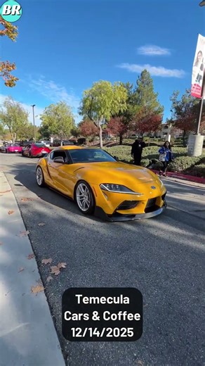 Toyota Mk5 Supra Roll In - Temecula Cars & Coffee #cartok #automobile #supra