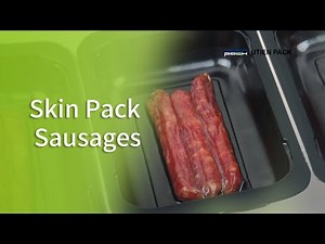 Skin Packaging Sausage 🌭 | Semi-Auto Tray Sealing Machine by Utien Pack