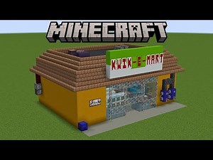 How To Build Kwik E Mart In Minecraft