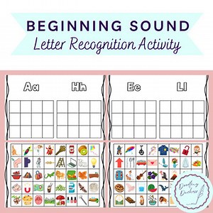 Beginning Letter Sounds Recognition Activity