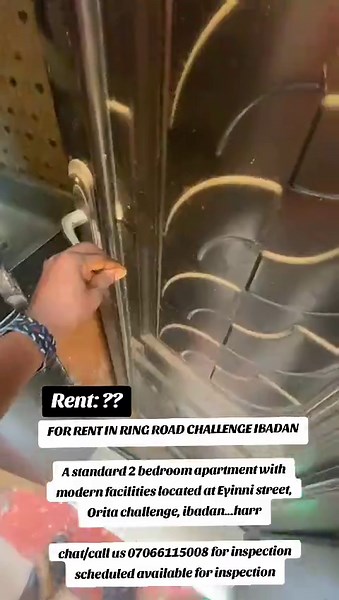 Two Bedroom Apartment for Rent in Ibadan