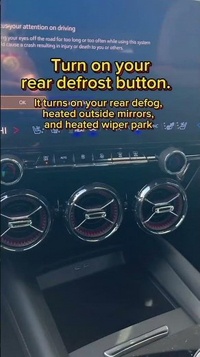 How to turn on your outside heated mirrors #fivestarchevrolet #defrost #blazerev #sidemirror