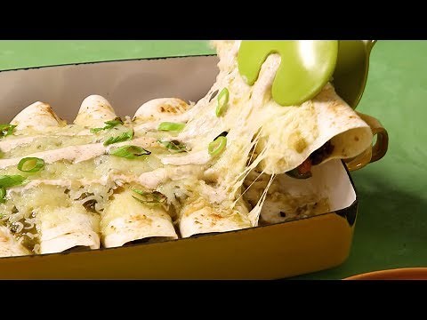 Salsa Verde Enchiladas