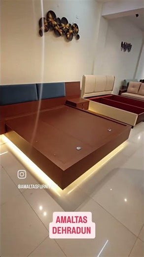 Amaltas Floating Bed with Fully Hydrolic storage