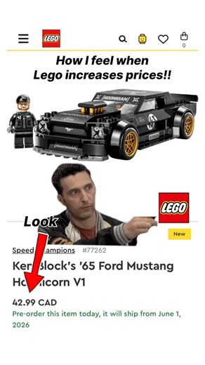 😡Lego price increase!!
