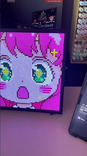 Unboxing Pixoo-64 pixel art LED by Divoom Pixoo64✨ #divoom #sorts #aesthetic #unboxing