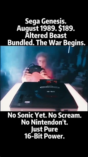 Sega Genesis 1989 - The Console That Outsold Nintendo Four Christmas Seasons In A Row Started Here