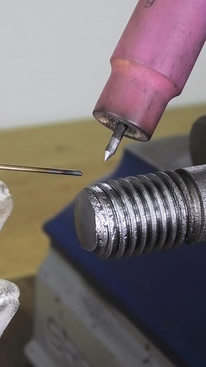 Thread repair #machining #manualmachinist #thread #repair #welding #tig